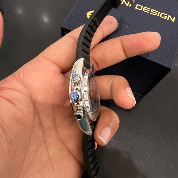 Pagani design automatic rubber strap watch mens - Picture 8 of 12